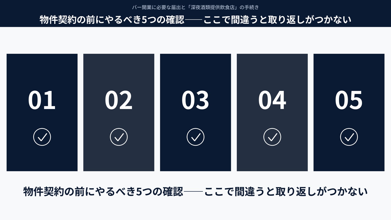 物件契約の前にやるべき5つの確認――ここで間違うと取り返しがつかない